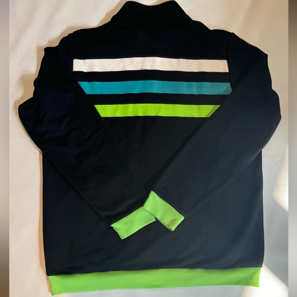 Adidas Golf jacket black and green! - Picture 3 of 3